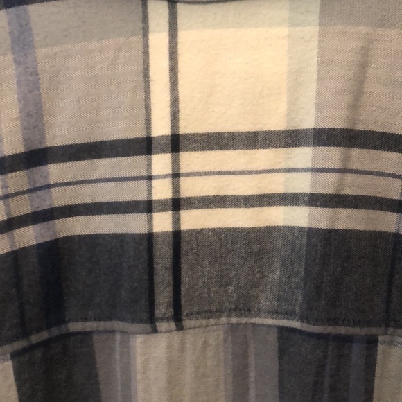 UNIVERSAL THREADS Button Down Blue & Gray Flannel/ Women's Size XXL "EUC" - Picture 11 of 11